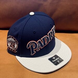 San Diego Padres 25th Anniversary Fitted Hat Size 7 MLB Collector Cap